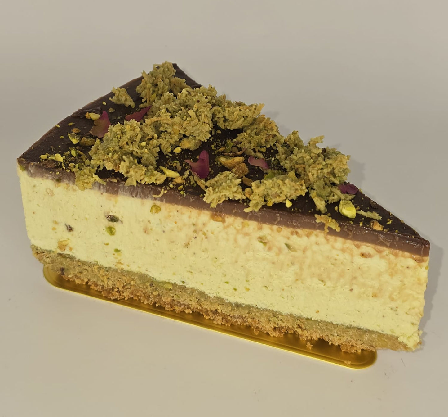 Pistachio Chocolate Dubai Cheesecake